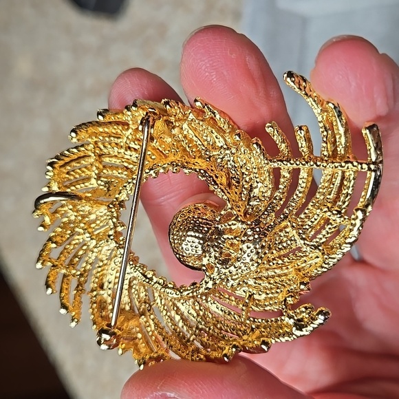 Elegant Gold and Silver Brooch Pin / Necelace Pedant  Set Of 3 - Picture 9 of 16